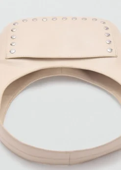 MANGO Torebki|Akcesoria Skórzane*Skórzana torebka z ćwiekami