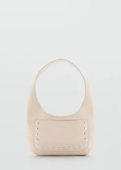 MANGO Torebki|Akcesoria Skórzane*Skórzana torebka z ćwiekami