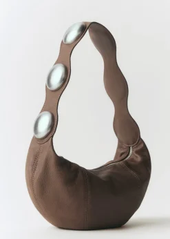 MANGO Torebki|Akcesoria Skórzane*Skórzana torebka z ćwiekami