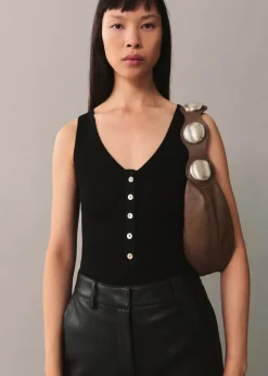 MANGO Torebki|Akcesoria Skórzane*Skórzana torebka z ćwiekami