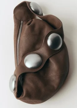 MANGO Torebki|Akcesoria Skórzane*Skórzana torebka z ćwiekami