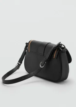 MANGO Torebki|Akcesoria Skórzane*Skórzana torebka ze sprzączką