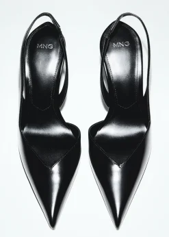 MANGO Buty|Akcesoria Skórzane*Skórzane buty na obcasie