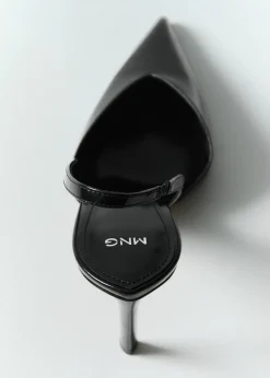 MANGO Buty|Akcesoria Skórzane*Skórzane buty na obcasie