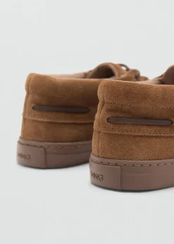 Dzieci MANGO Buty*Skórzane buty w stylu żeglarskim