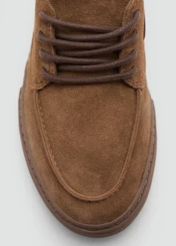 Dzieci MANGO Buty*Skórzane buty w stylu żeglarskim