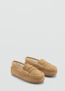 Dzieci MANGO Buty*Skórzane buty w stylu żeglarskim