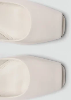 MANGO Buty|Akcesoria Skórzane*Skórzane buty z odkrytymi palcami