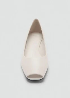 MANGO Buty|Akcesoria Skórzane*Skórzane buty z odkrytymi palcami