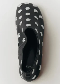 MANGO Buty|Akcesoria Skórzane*Skórzane buty z ćwiekami