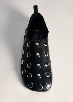 MANGO Buty|Akcesoria Skórzane*Skórzane buty z ćwiekami