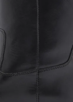 MANGO Buty|Akcesoria Skórzane*Skórzane buty z wysoką cholewką