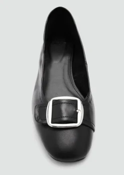 MANGO Buty|Akcesoria Skórzane*Skórzane buty ze sprzączką