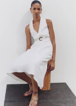 MANGO Buty|Akcesoria Skórzane*Skórzane sandały z pasków