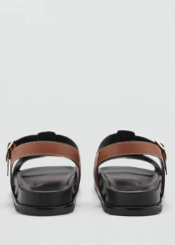 MANGO Buty|Akcesoria Skórzane*Skórzane sandały z pasków