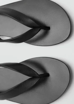 MANGO Buty|Akcesoria Skórzane*Skórzane sandały z pasków