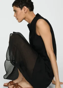 MANGO Buty|Akcesoria Skórzane*Skórzane sandały z pasków