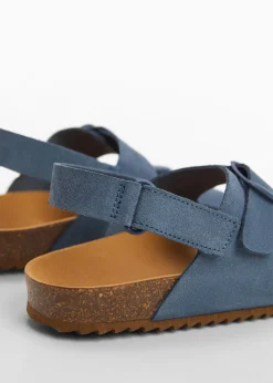 Dzieci MANGO Buty|Buty*Skórzane sandały ze sprzączkami
