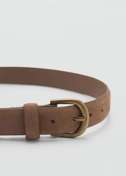 Dzieci MANGO Więcej Akcesoriów*Skórzany pasek