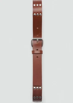 MANGO Paski|Akcesoria Skórzane*Skórzany pasek z ćwiekami