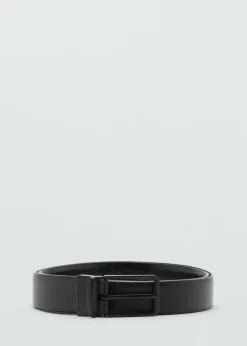 MANGO Skóra|Paski I Szelki*Skórzany pasek z wężowym wykończeniem