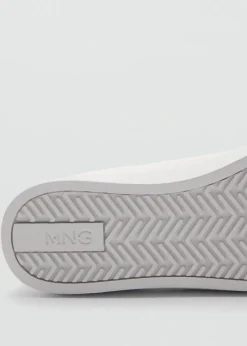 MANGO Buty*Sneakersy skórzane wstawki