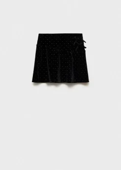 Dzieci MANGO Szorty I Spódnice*Spódnica aksamitna z cyrkoniami