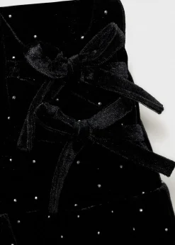 Dzieci MANGO Szorty I Spódnice*Spódnica aksamitna z cyrkoniami