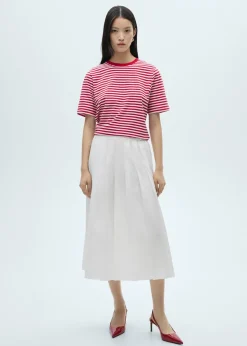 MANGO Spódnice*Spódnica bawełniana z zakładkami