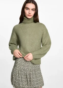 MANGO Spódnice*Spódnica bombka z nadrukiem w kwiaty