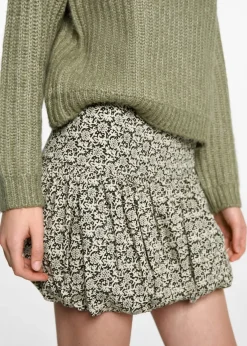 MANGO Spódnice*Spódnica bombka z nadrukiem w kwiaty