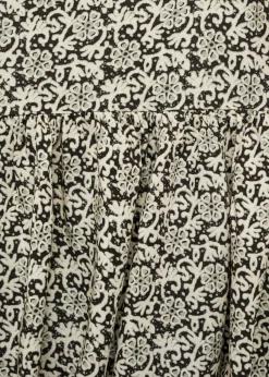 MANGO Spódnice*Spódnica bombka z nadrukiem w kwiaty