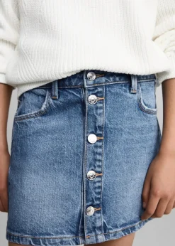 Dzieci MANGO Szorty I Spódnice*Spódnica denim z guzikami