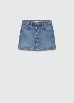 Dzieci MANGO Szorty I Spódnice*Spódnica denim z guzikami