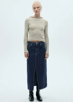 MANGO Spódnice*Spódnica dżinsowa midi