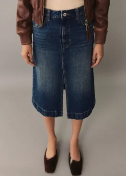 MANGO Spódnice*Spódnica dżinsowa midi