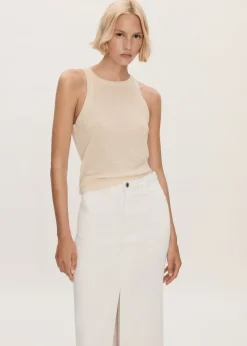 MANGO Spódnice*Spódnica dżinsowa z rozcięciem