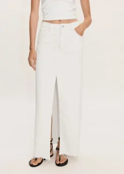 MANGO Spódnice*Spódnica dżinsowa z rozcięciem