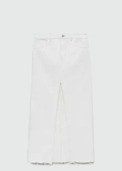 MANGO Spódnice*Spódnica dżinsowa z rozcięciem