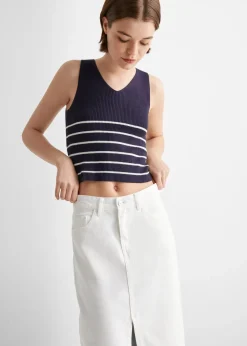 MANGO Spódnice*Spódnica dżinsowa z rozcięciem