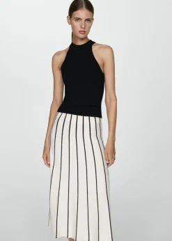 MANGO Spódnice*Spódnica dzianinowa w paski