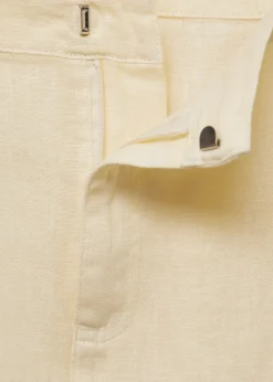 MANGO Spódnice*Spódnica lniana z rozcięciem