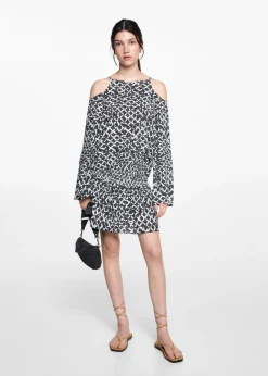 MANGO Spódnice*Spódnica marszczona z falbankami