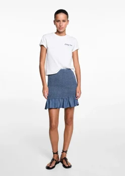 MANGO Spódnice*Spódnica marszczona z falbankami