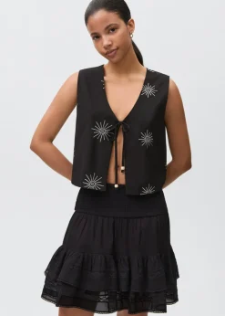 MANGO Spódnice*Spódnica marszczona z falbankami