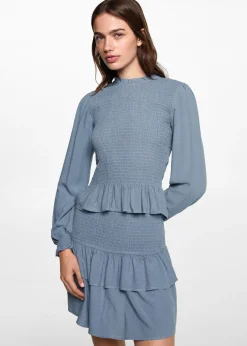 MANGO Spódnice*Spódnica marszczona z falbankami