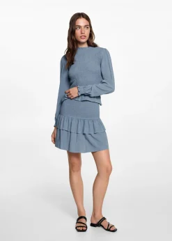 MANGO Spódnice*Spódnica marszczona z falbankami