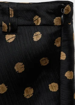 MANGO Spódnice*Spódnica midi w grochy