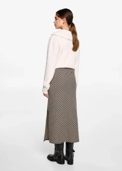 MANGO Spódnice*Spódnica midi w kratę