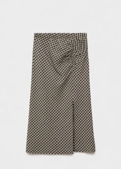 MANGO Spódnice*Spódnica midi w kratę